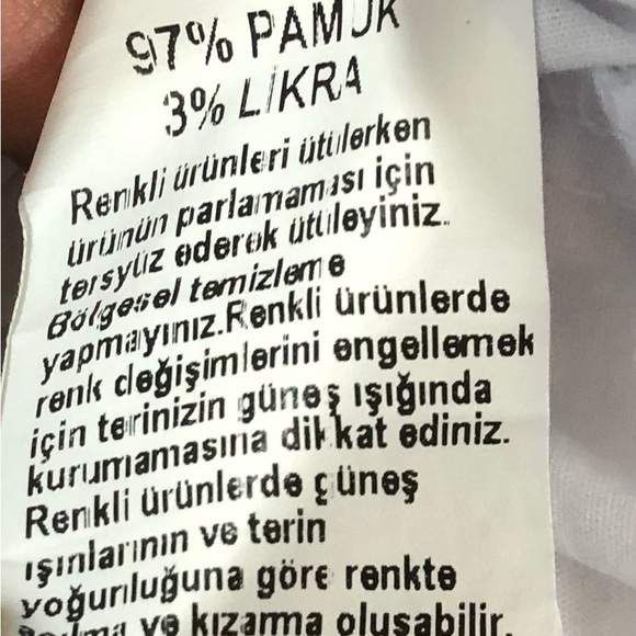 Tekbir Women Blouse Buttons Notched V- Neck Size S Ruffles Long Sleeves =D - Picture 10 of 12